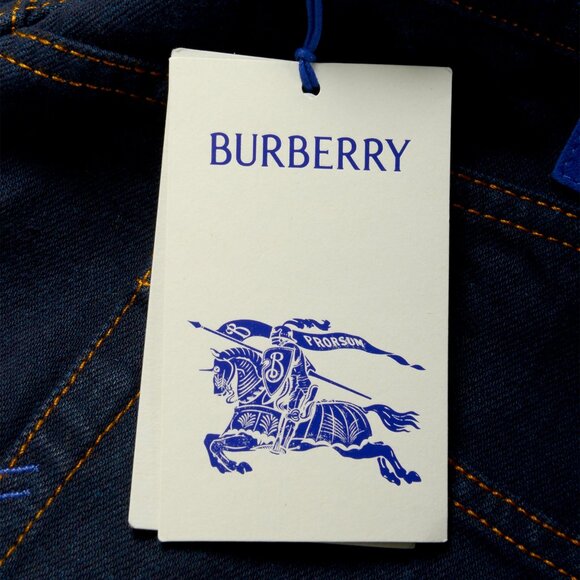 Burberry Men's "S24-PRO-D11" Indigo Blue Straight Leg Jeans US 36/32 IT 36/32 - Picture 6 of 6